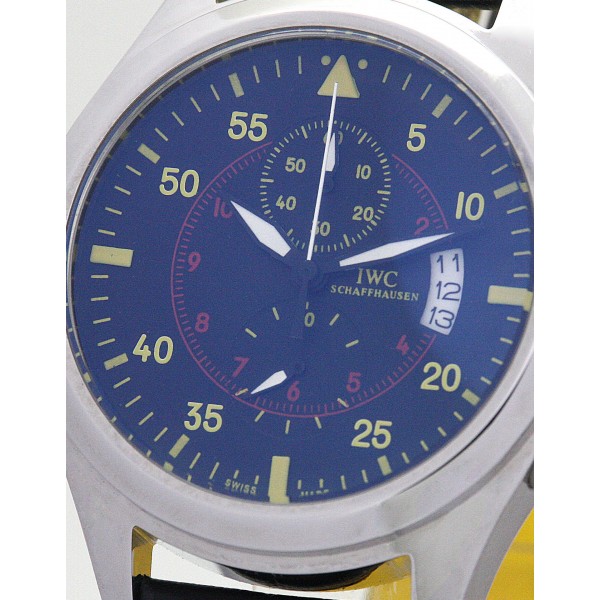 UK Steel IWC Spitfire IW387802-43 MM